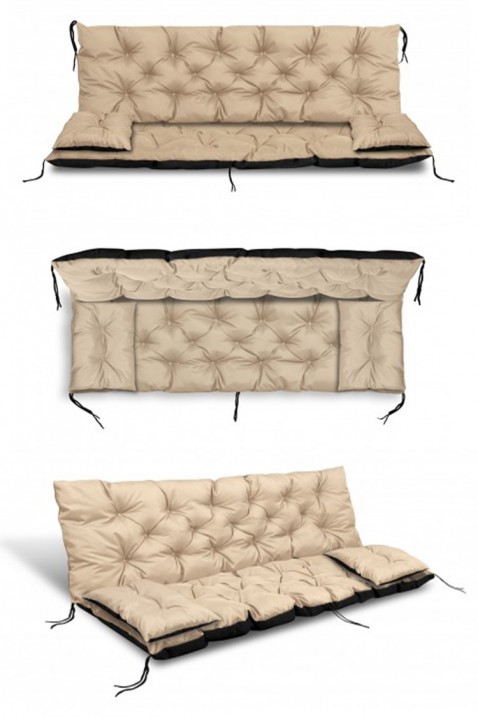 Перниче за градинарска клупа / лулашка DROLMY BEIGE 150x60x50 cm, Боја: беж, IVET.MK - Твојата онлајн продавница