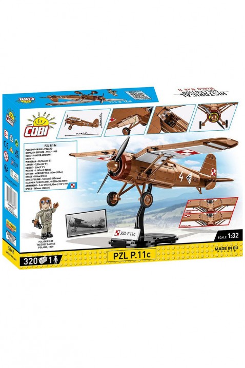 Конструктор Cobi авион PZL P.11c - 320 парчињаIVET.MK - Твојата онлајн продавница