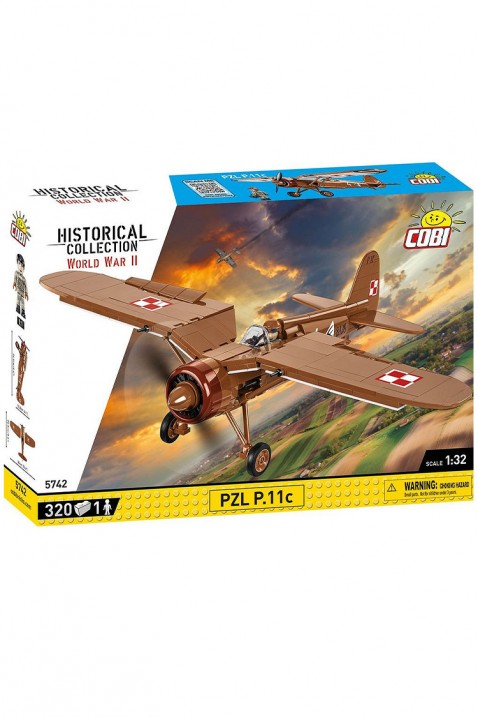 Конструктор Cobi авион PZL P.11c - 320 парчињаIVET.MK - Твојата онлајн продавница