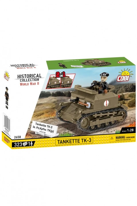 Конструктор Cobi тенк TK-3 - 323 парчињаIVET.MK - Твојата онлајн продавница