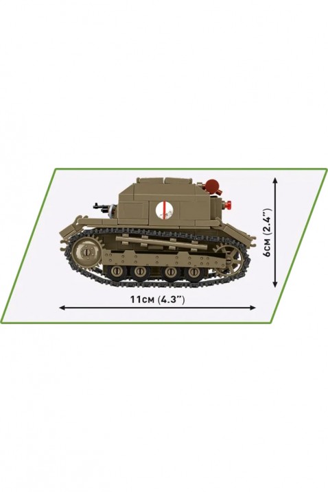 Конструктор Cobi тенк TK-3 - 323 парчињаIVET.MK - Твојата онлајн продавница