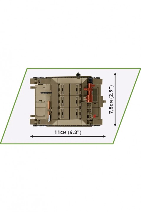 Конструктор Cobi тенк TK-3 - 323 парчињаIVET.MK - Твојата онлајн продавница