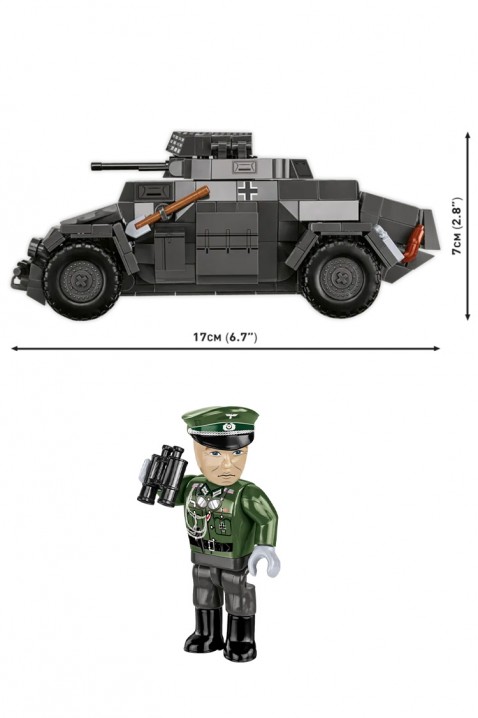 Конструктор Cobi автомобил Sd.Kfz. 222 - 502 парчињаIVET.MK - Твојата онлајн продавница