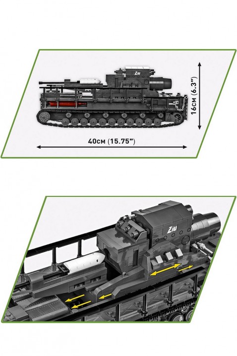 Конструктор Cobi минофрлач Karl-Gerät 040- делови 1574IVET.MK - Твојата онлајн продавница