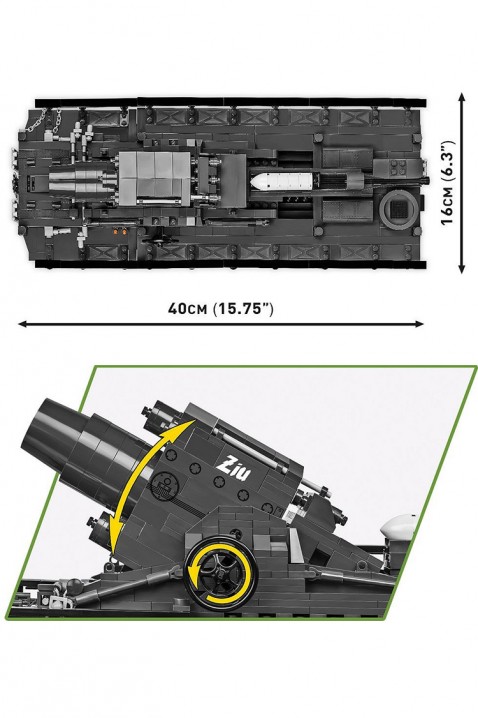 Конструктор Cobi минофрлач Karl-Gerät 040- делови 1574IVET.MK - Твојата онлајн продавница