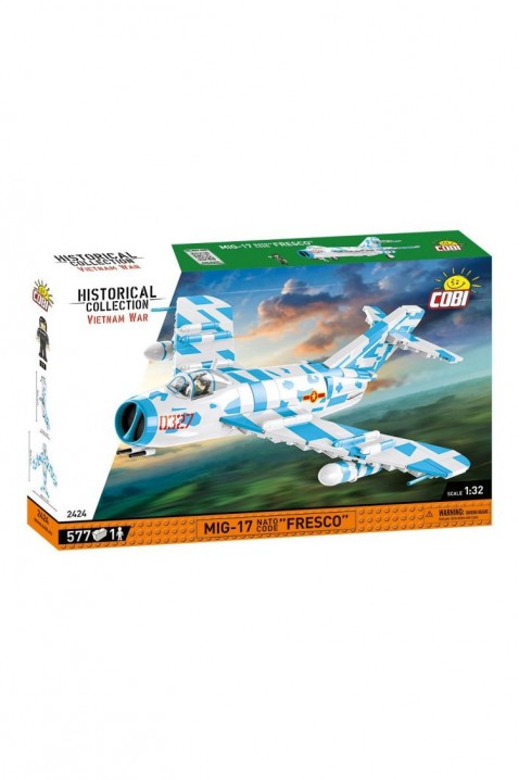 Конструктор Cobi борбен авион MiG-17 - 577 парчињаIVET.MK - Твојата онлајн продавница
