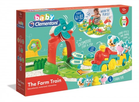 Интерактивна играчка - Воз со животните од фармата | Baby ClementoniIVET.MK - Твојата онлајн продавница