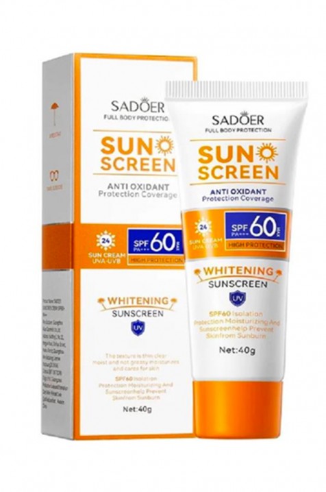 Крема за сончање SADOER SPF 60 Whitening SunscreenIVET.MK - Твојата онлајн продавница