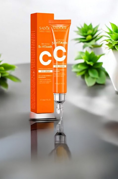 Крем за осветлување на пределот околу очите SADOER Vitamin C Brightening Eye CreamIVET.MK - Твојата онлајн продавница