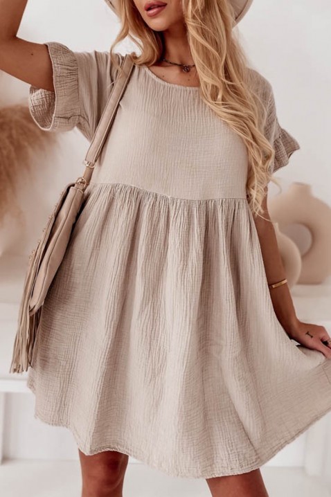 Фустан MOMENZA BEIGE, Боја: беж, IVET.MK - Твојата онлајн продавница