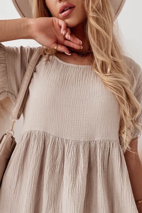 Фустан MOMENZA BEIGE, Боја: беж, IVET.MK - Твојата онлајн продавница