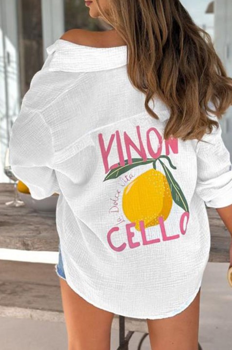 Кошула SUMMERITA, Боја: бела, IVET.MK - Твојата онлајн продавница