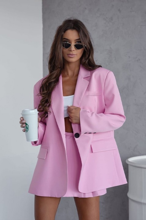 Сако ENGOLMA PINK, Боја: розова, IVET.MK - Твојата онлајн продавница