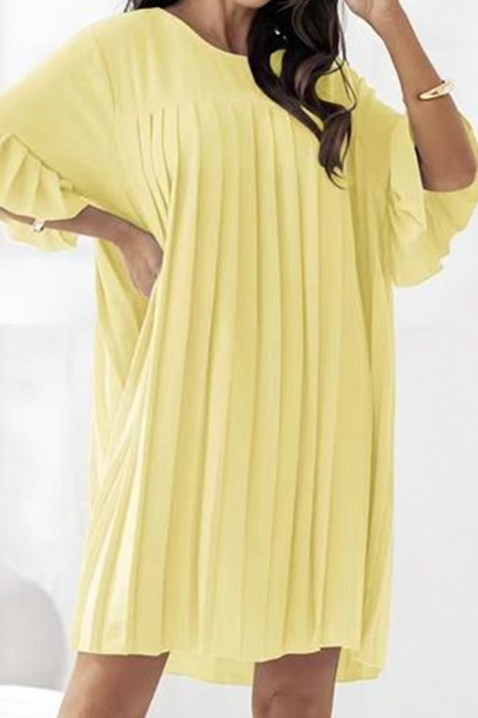 Фустан SELENINA YELLOW, Боја: жолта, IVET.MK - Твојата онлајн продавница