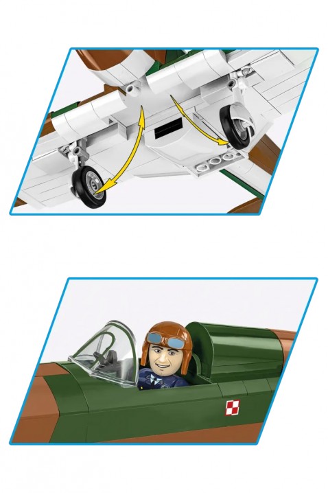 Конструктор Cobi авион Hawker Hurricane - делови 375IVET.MK - Твојата онлајн продавница