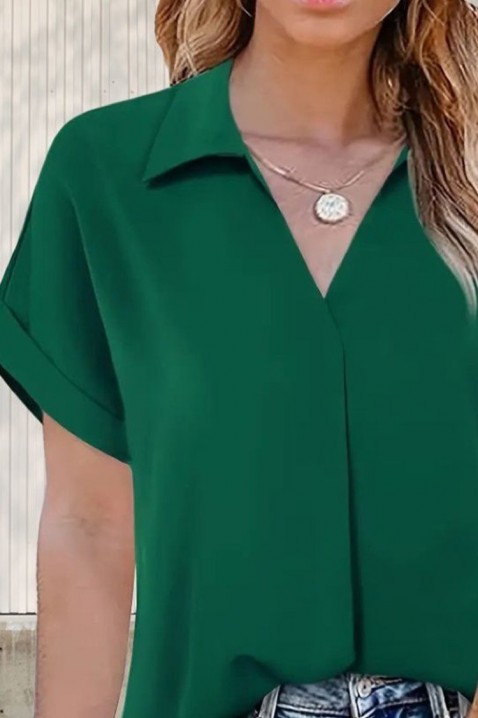 Женска блуза EURELZA GREEN, Боја: зелена, IVET.MK - Твојата онлајн продавница