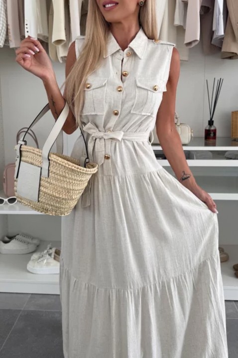 Фустан STYLENA BEIGE, Боја: беж, IVET.MK - Твојата онлајн продавница