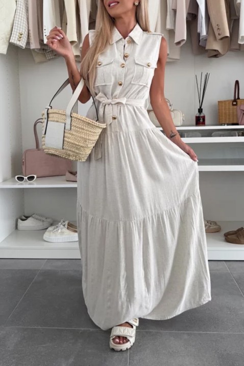 Фустан STYLENA BEIGE, Боја: беж, IVET.MK - Твојата онлајн продавница