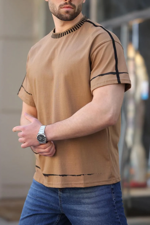Машки маица MERVORZO BEIGE, Боја: беж, IVET.MK - Твојата онлајн продавница