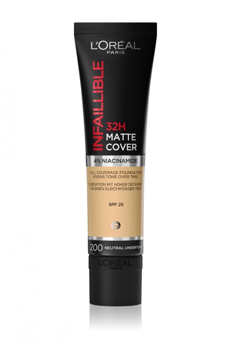 Пудра L’Oréal Paris Infallible 32H Matte Cover 200IVET.MK - Твојата онлајн продавница
