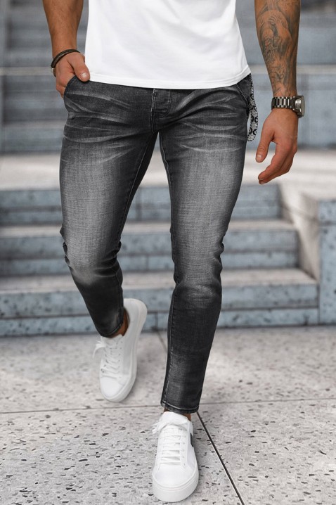 Фармерки DENIMZO BLACK, Боја: црна, IVET.MK - Твојата онлајн продавница
