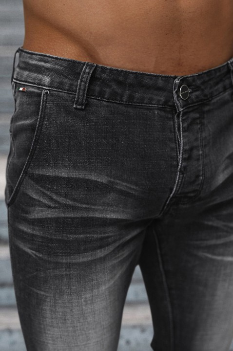 Фармерки DENIMZO BLACK, Боја: црна, IVET.MK - Твојата онлајн продавница