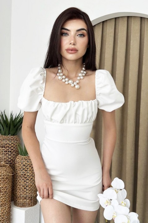 Фустан ZALINEDA WHITE, Боја: бела, IVET.MK - Твојата онлајн продавница