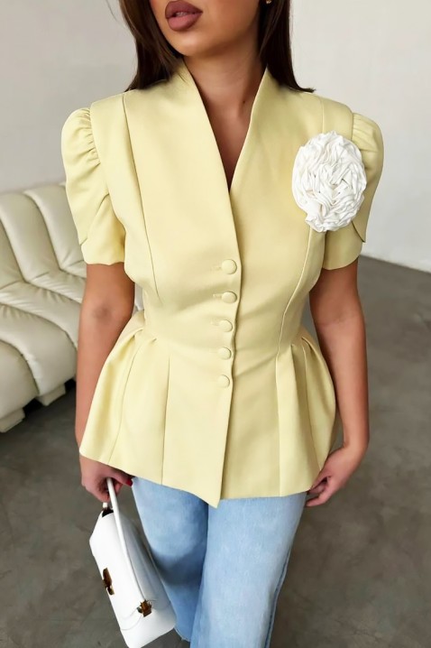 Сако TOPITA YELLOW, Боја: жолта, IVET.MK - Твојата онлајн продавница