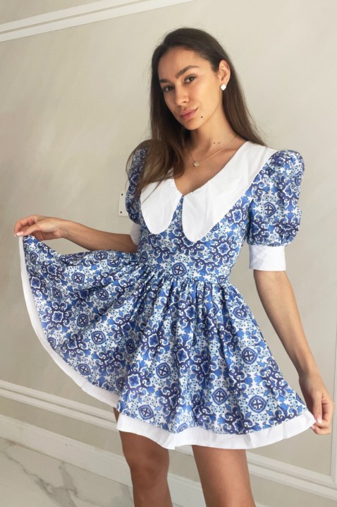 Фустан LALELA BLUE, Боја: сина, IVET.MK - Твојата онлајн продавница