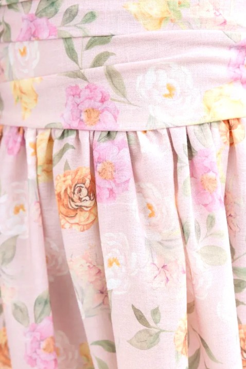 Фустан FLORELE PINK, Боја: розова, IVET.MK - Твојата онлајн продавница