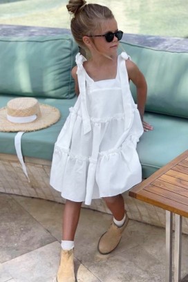 детски фустан SONSILDA WHITE
