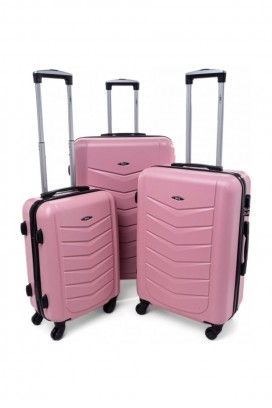 комплет од 3 куфери MORTIGO PINK