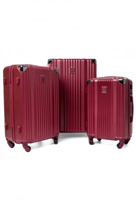 комплет од 3 куфери ROBELSO RED