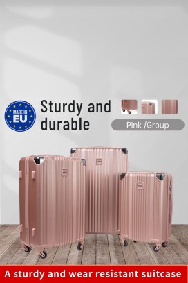 комплет од 3 куфери ROBELSO ROSE GOLD