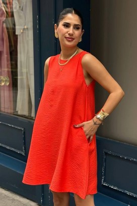 фустан PURLEVA RED